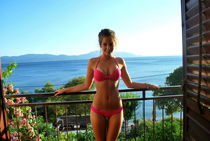 Gorgeous blonde mature in